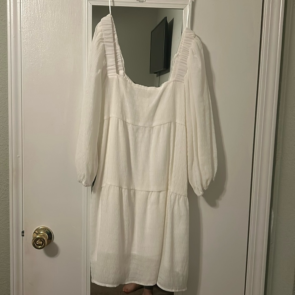 white dress